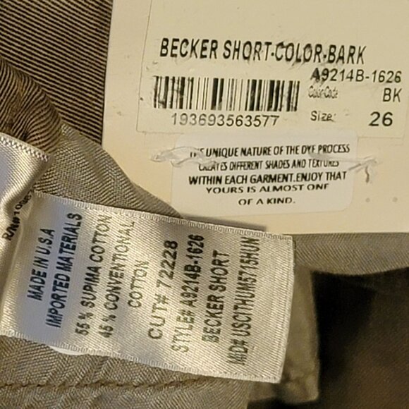 AGOLDE Womens Becker Chino Shorts Size 26 Neutral Hipster Modern Y2K Old Money - Picture 4 of 7